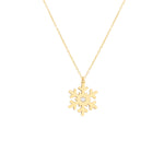 925 Sterling Silver Snowflake Necklace With Birthstones