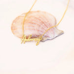 925 Sterling Silver Isim Necklace 5