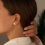 925 Sterling Silver Pumpkin Studs 1