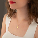 925 Sterling Silver Pole Star Necklace