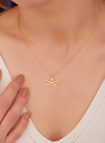 925 Sterling Silver Ship Necklace