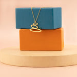 925 Sterling Silver Mounted Three Stone Necklace