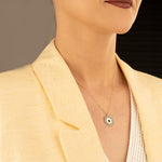 925 Sterling Silver Shield Pendant Necklace