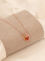 925 Sterling Silver Couple Love Necklace