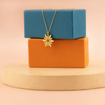 925 Sterling Silver Unique Snowflake Necklace