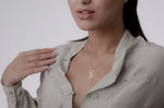 925 Sterling Silver Unalome Necklace With Stone
