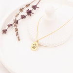 925 Sterling Silver Paw Necklace