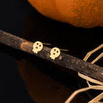 925 Sterling Silver Stud Scream Mask Earrings