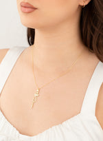 925 Sterling Silver Birth Flower Name Necklace