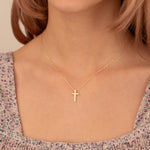 925 Sterling Silver Small Cross Necklace