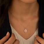 925 Sterling Silver Evil Eye Duası Oval