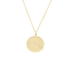 925 Sterling Silver Zodiac Horoscope Necklace
