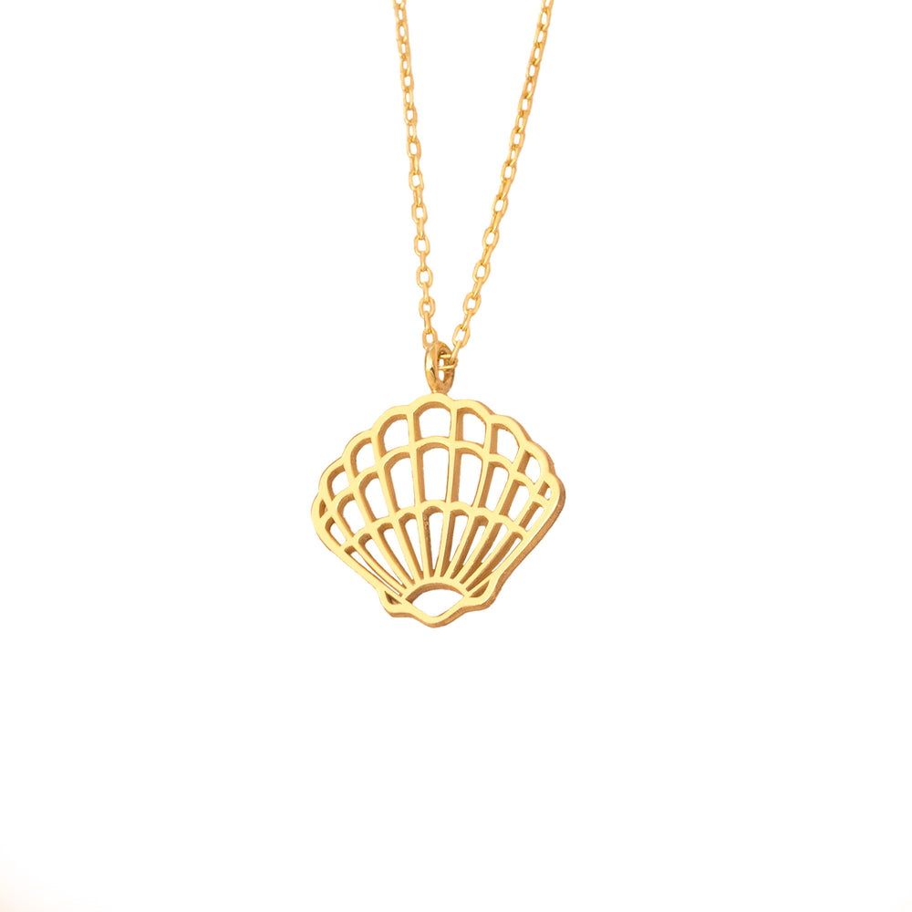925 Sterling Silver Sea Shell Necklace