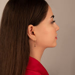 925 Sterling Silver Christmas Stocking Earrings