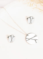 925 Sterling Silver Kintsugi Earring