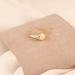 925 Sterling Silver Oval Signet Ring