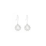 925 Sterling Silver Solar Plexus Chakra Earring