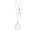 925 Sterling Silver Personalized Zodiac & Ascendant Necklaces