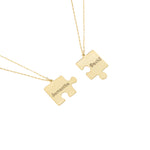 925 Sterling Silver Personalized Puzzle Necklace