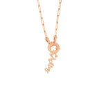 925 Sterling Silver Paperclip Chain Necklace With Name,