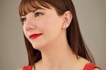 925 Sterling Silver Puzzle Earrings