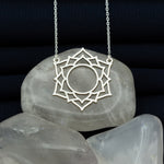 925 Sterling Silver Heart Chakra Necklace