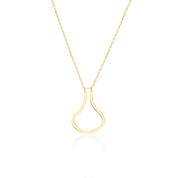 925 Sterling Silver Ring Holder Necklace