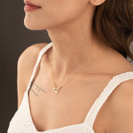 925 Sterling Silver Dog Head And Name Necklace