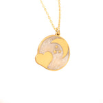 925 Sterling Silver Sun And Love Necklace