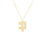 925 Sterling Silver Personalized Puzzle Necklace