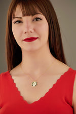 925 Sterling Silver Family Initials Necklace