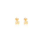 925 Sterling Silver Number Earrings,