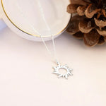 925 Sterling Silver Sun Necklace