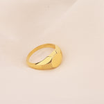 925 Sterling Silver Hexagon Signet Ring