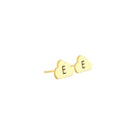 925 Sterling Silver Personalized Cloud Studs