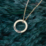 925 Sterling Silver Russian Rings Necklace