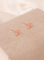 925 Sterling Silver Om Studs
