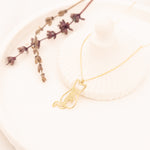 925 Sterling Silver Cat And Name Necklace