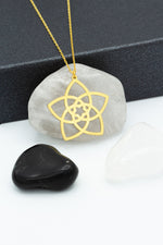925 Sterling Silver Venus Flower Necklace