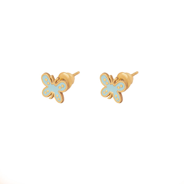 925 Sterling Silver Butterfly Studs