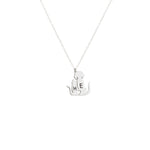 925 Sterling Silver Personalized Dog And Cat Necklace