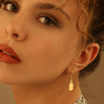 925 Sterling Silver Double Triangle Drop Earrings
