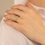 925 Sterling Silver Burgu Ring