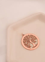 925 Sterling Silver Boş Hayat Ağacı