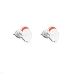 925 Sterling Silver Santa Claus Earrings