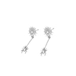 925 Sterling Silver Halloween Threader Earrings