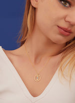 925 Sterling Silver Life Symbol Necklace With Birthstone