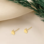 925 Sterling Silver Fire Flame Stud