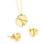 925 Sterling Silver Kintsugi Earring