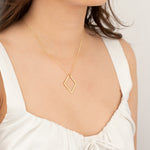 925 Sterling Silver Ringholder Neckalce
